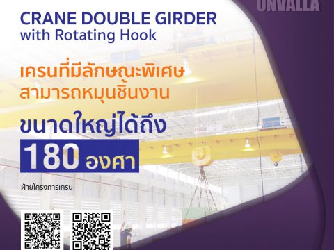 Crane Double Girder With Rotaring Hook